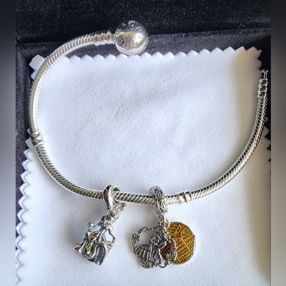 NEW Disney Beauty and the Beast charms bundle for Pandora bracelet - Picture 3 of 3